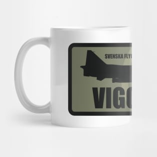 Swedish Air Force Viggen Patch (subdued) Mug